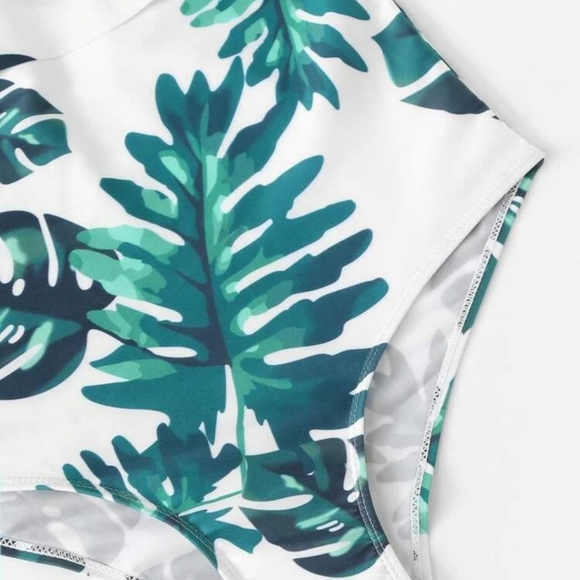 Zaful bathing suit palm pattern - Picture 5 of 6